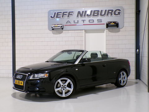 Audi A4 Cabriolet 1.8 Turbo S-Line Xenon Leer Stoelverwarming 18"Velgen Parkeersensoren Garantie I Apple-carplay inbouw mogelijk
