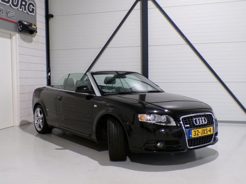 Audi A4 Cabriolet 1.8 Turbo S-Line Xenon Leer Stoelverwarming 18"Velgen Parkeersensoren Garantie I Apple-carplay inbouw mogelijk