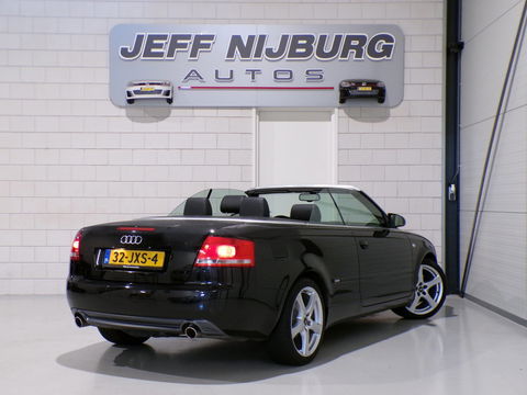 Audi A4 Cabriolet 1.8 Turbo S-Line Xenon Leer Stoelverwarming 18"Velgen Parkeersensoren Garantie I Apple-carplay inbouw mogelijk