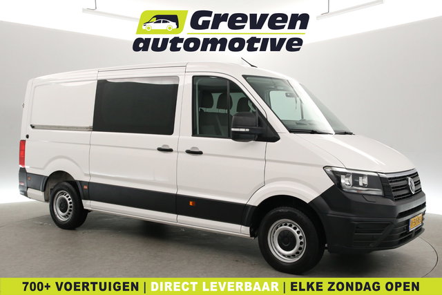 Volkswagen Crafter - 2.0 TDI 177PK L3H2 | DC | 6-Zits | 3000kg Trekgew. | Trekhaak | Airco | Cruise | Carplay | Parkeersens. | Navi