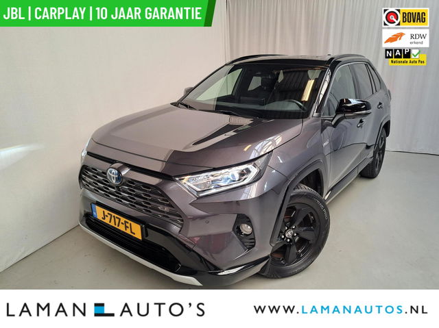 Toyota RAV4 - 2.5 Hybrid 218pk Bi-Tone | Innovation Alarm JBL CarPlay Halfleder ECC Nav 18" LMV ACC Camera Metallic | Hybrid Voorschoten
