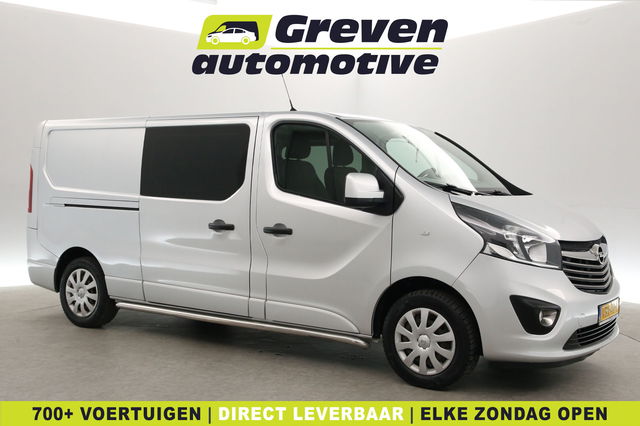 Opel Vivaro - 1.6 CDTI L2H1 | Dubbele Cabine | Airco | Cruise | Trekhaak | Navi | Sidebars | Parkeersens.