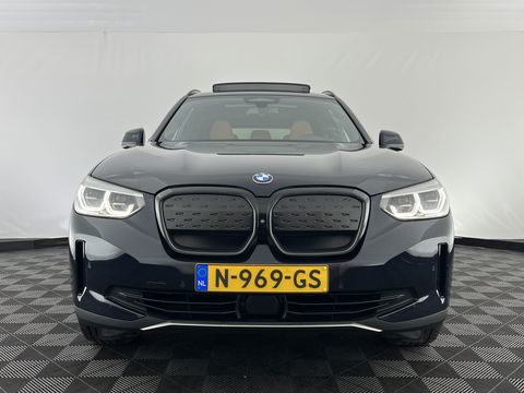 BMW iX3 High Executive 80 kWh [ 3-Fase-11kW ] {SOH-96%} (INCL-BTW) Aut. *PANO | LEATHER | HARMAN/KARDON | FULL-LED | BLINDSPOT | MEMORY-PACK | DIGI-COCKPIT | HEATED-SPORTSEATS | KEYLESS | TOPVIEW | DAB+ | NAVI-FULLMAP | HEAD-UP | PRIVACY-GLASS |