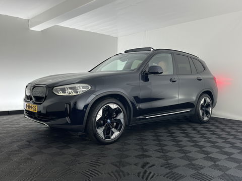 BMW iX3 High Executive 80 kWh [ 3-Fase-11kW ] {SOH-96%} (INCL-BTW) Aut. *PANO | LEATHER | HARMAN/KARDON | FULL-LED | BLINDSPOT | MEMORY-PACK | DIGI-COCKPIT | HEATED-SPORTSEATS | KEYLESS | TOPVIEW | DAB+ | NAVI-FULLMAP | HEAD-UP | PRIVACY-GLASS |