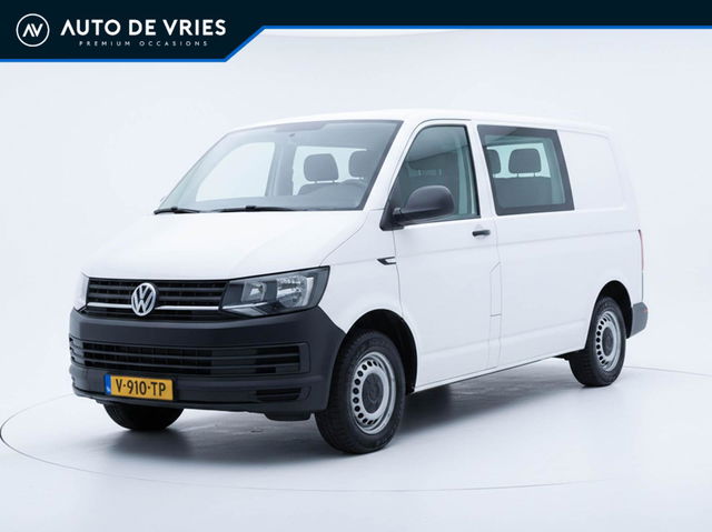 Volkswagen Transporter - 2.0 TDI L2H1 Dubbel Cabine | 6-Persoons | Airco | Navigatie | Trekhaak