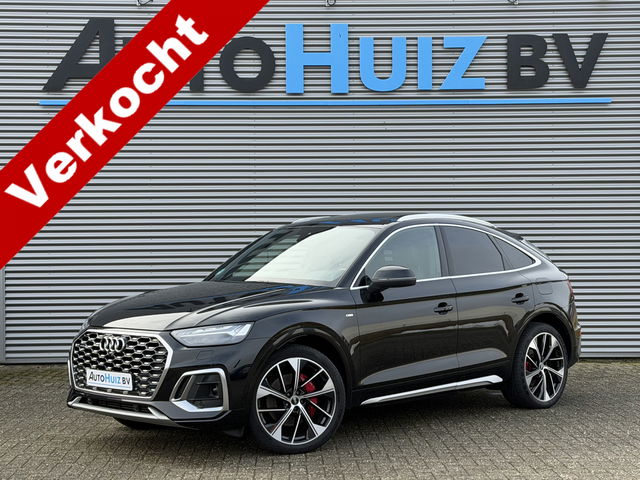 Audi Q5 - Sportback 55 TFSI e S Line Luchtvering Trekhaak Panoramadak Achteruitrijcamera 21 Inch DAB Keyless Entry