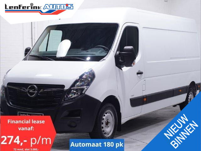 Opel Movano - 2.3 CDTi 180 pk L3H2 Automaat Navi, Camera Laadruimte Pakket, 270 Graden Deuren, PDC achter, 3-Zits