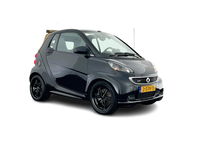 smart Fortwo - cabrio Electric drive Brabus Black-Edition 18 kWh {SOH-99%} Aut. *NAVI-FULLMAP | LEATHER | AIRCO | HEATED-SPORTSEATS | CRUISE | SHIFT-PADDLES  | AIRSCARF | 16'' ALU*