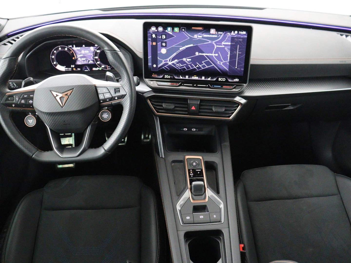 CUPRA Leon 1.5 e-Hybrid Business | Stoelverwarming | Adaptive cruise | Camera | Carplay | Memory | Half leder | Navigatie | Keyless | Sportstoelen | Full LED | Sfeerverlichting | PHEV | Plug In