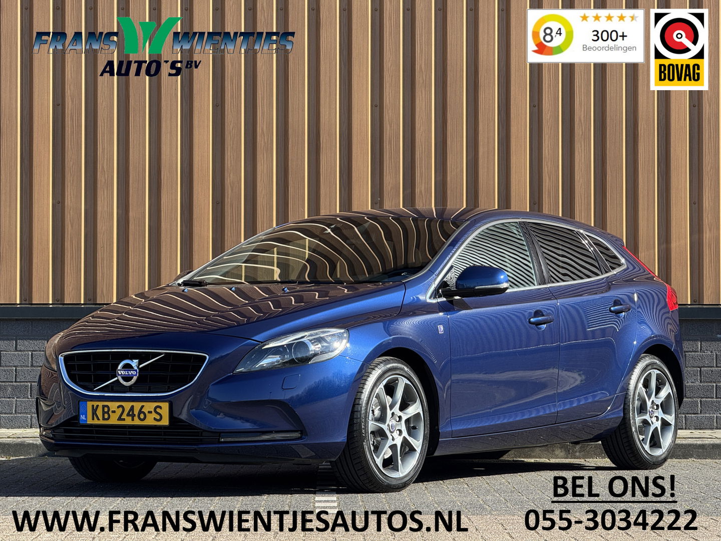 Volvo V40 1.6 T3 Ocean Race | 150 PK | Leder | Camera | Achterbankverwarming | Navigatie | Stoelverwarming | 17" Lichtmetaal | Airconditioning | Xenon | Isofix | LED | Parkeersensoren |