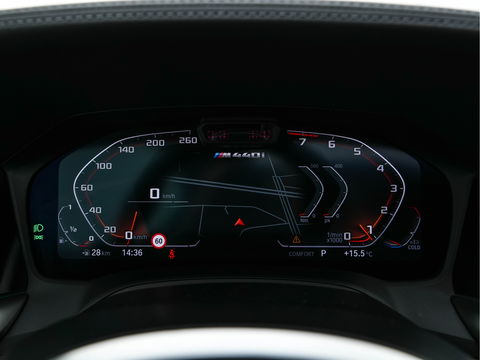 BMW 4 Serie Coupé M440i xDrive High Executive Aut. *PANO | HEAD-UP | LASER-LED | ADAPTIVE-CRUISE | LUXURY-LEATHER | TOP-VIEW | HARMAN/KARDON | BLINDSPOT | KEYLESS | HEATED-SPORTSEATS | DAB+ | DIGI-COCKPIT | SHIFT-PADDLES | 19''ALU | TOWB