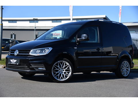 Volkswagen Caddy 2.0 TDI L1H1 Highline Black Edition Adaptieve Cruise, Carplay, 150pk, Automaat, LED, Stoelverwarming, Leder, Multimedia, Voorruit verwarming, Uniek!