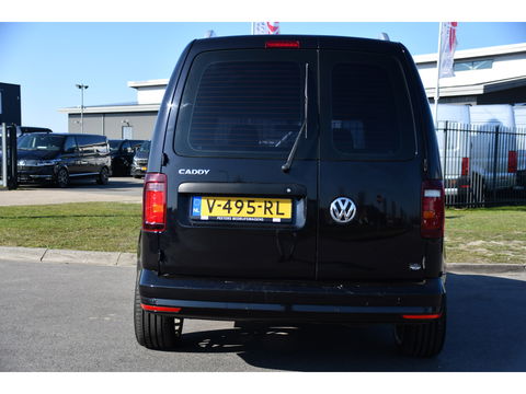 Volkswagen Caddy 2.0 TDI L1H1 Highline Black Edition Adaptieve Cruise, Carplay, 150pk, Automaat, LED, Stoelverwarming, Leder, Multimedia, Voorruit verwarming, Uniek!