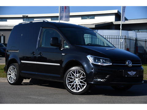 Volkswagen Caddy 2.0 TDI L1H1 Highline Black Edition Adaptieve Cruise, Carplay, 150pk, Automaat, LED, Stoelverwarming, Leder, Multimedia, Voorruit verwarming, Uniek!