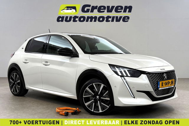 Peugeot e-208 - EV GT 50 kWh | Snelladen | SOH 93% | Pano | Sfeer | Virtual | Clima | Adap. Cruise | Camera | Carplay