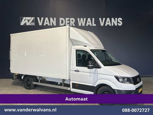 Volkswagen Crafter - 2.0 TDI 141pk Automaat Bakwagen Laadklep Euro6 Airco | Bijrijdersbank