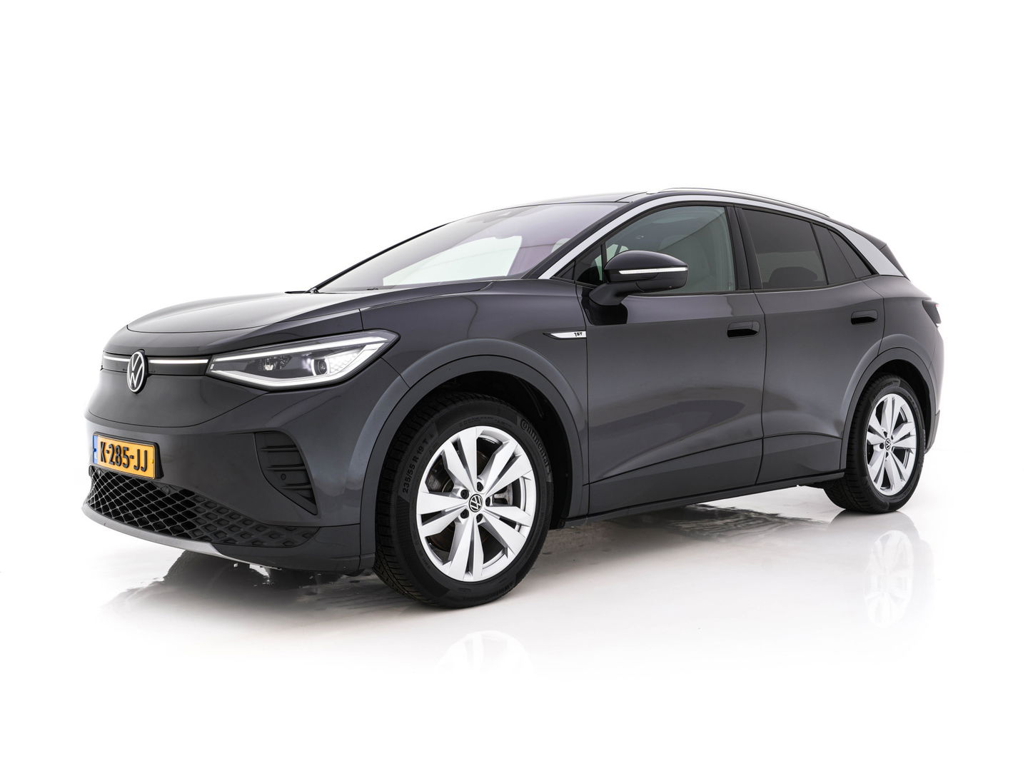 Volkswagen ID.4 First Max 77 kWh [ 3-Fase ] {SOH-81%} (INCL.BTW) Aut. *PANO | HEAD-UP | LEATHER-FABRIC | FULL-LED | MEMORY-PACK | TOP-VIEW | BLIND-SPOT | HEATED-SPORTSEATS | DIGI-COCKPIT | DAB+ | 19''ALU*