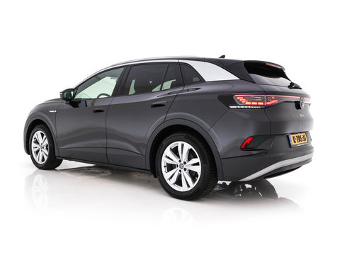 Volkswagen ID.4 First Max 77 kWh [ 3-Fase ] {SOH-81%} (INCL.BTW) Aut. *PANO | HEAD-UP | LEATHER-FABRIC | FULL-LED | MEMORY-PACK | TOP-VIEW | BLIND-SPOT | HEATED-SPORTSEATS | DIGI-COCKPIT | DAB+ | 19''ALU*