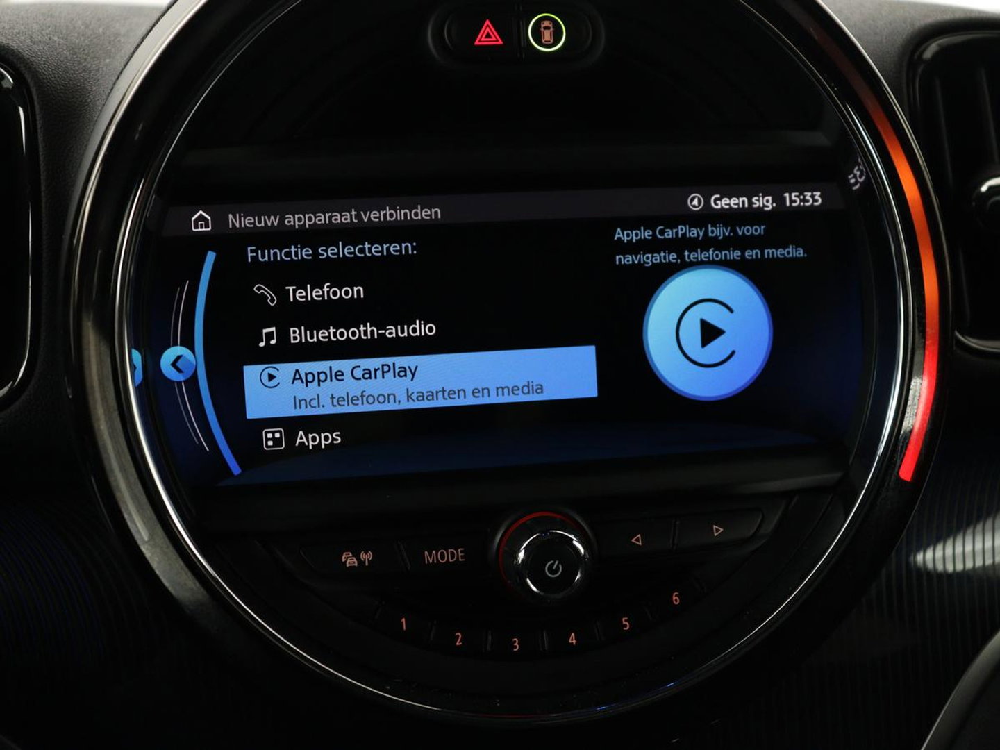 MINI Countryman 1.5 Cooper S E ALL4 Chili | Panoramadak | Leder | Head-Up | Harman/Kardon | Stoelverwarming | Adaptive cruise | Camera | Carplay | Navigatie | Climate control | PHEV | Plug In