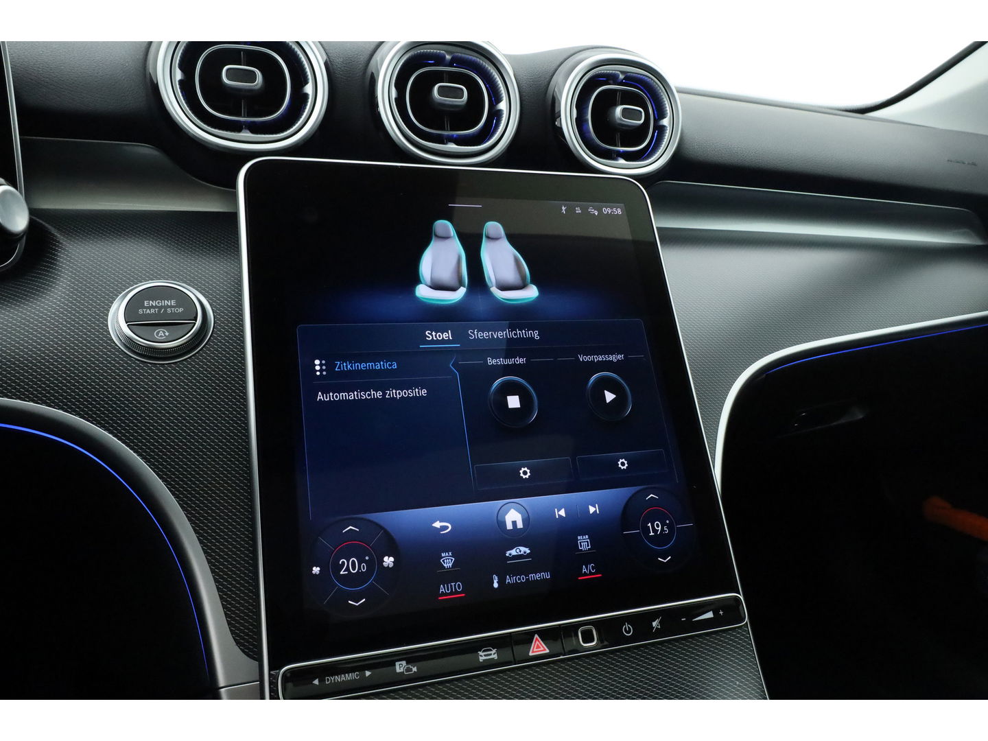 Mercedes-Benz C-Klasse Estate 180 Luxury Line | Pano | Elek. Trekhaak | 360cam | Leder | Memory seats | Burmester | Adapt. Cruise | Carplay