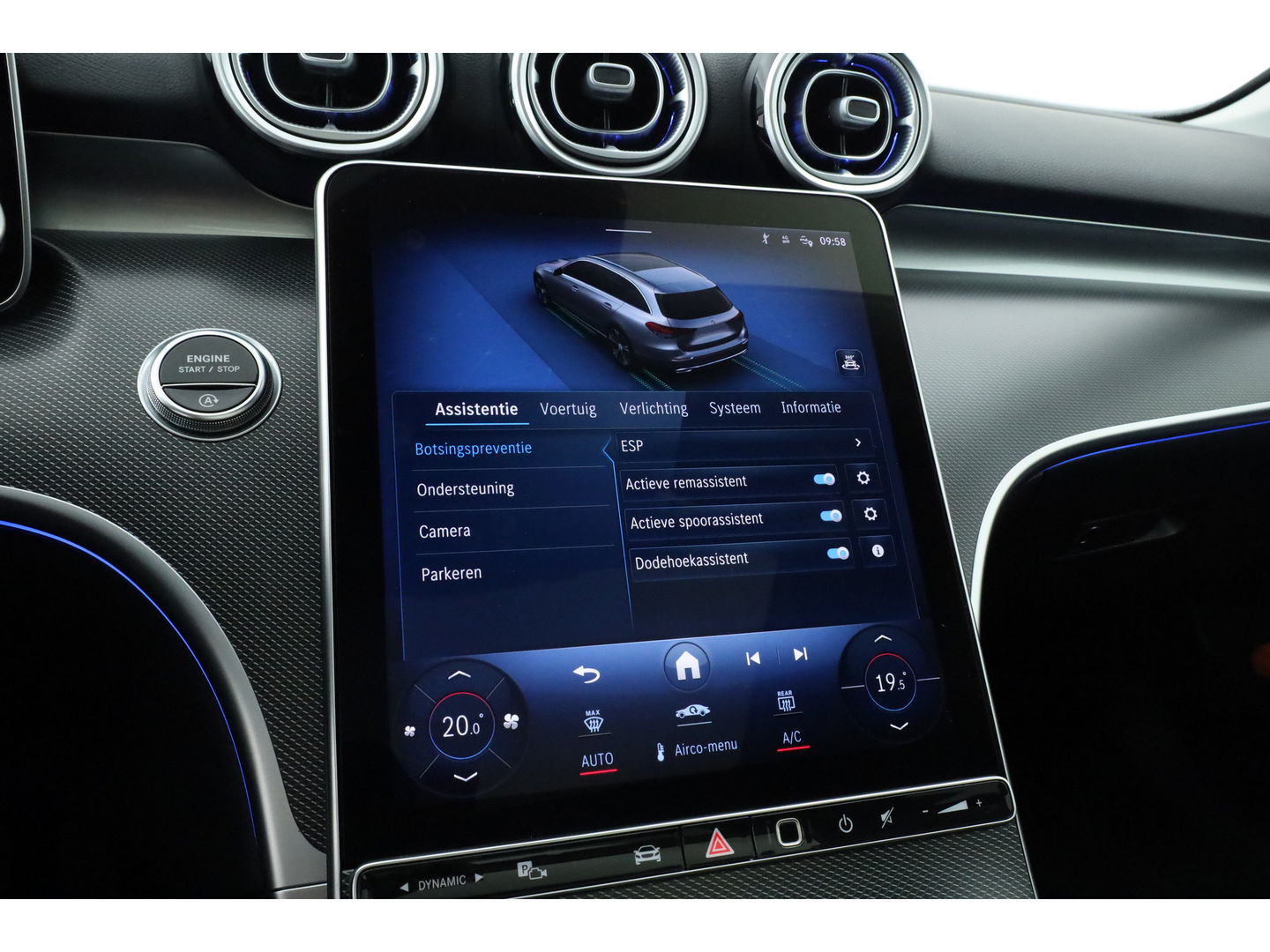 Mercedes-Benz C-Klasse Estate 180 Luxury Line | Pano | Elek. Trekhaak | 360cam | Leder | Memory seats | Burmester | Adapt. Cruise | Carplay