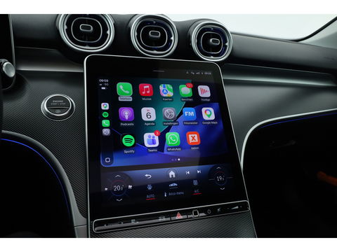 Mercedes-Benz C-Klasse Estate 180 Luxury Line | Pano | Elek. Trekhaak | 360cam | Leder | Memory seats | Burmester | Adapt. Cruise | Carplay