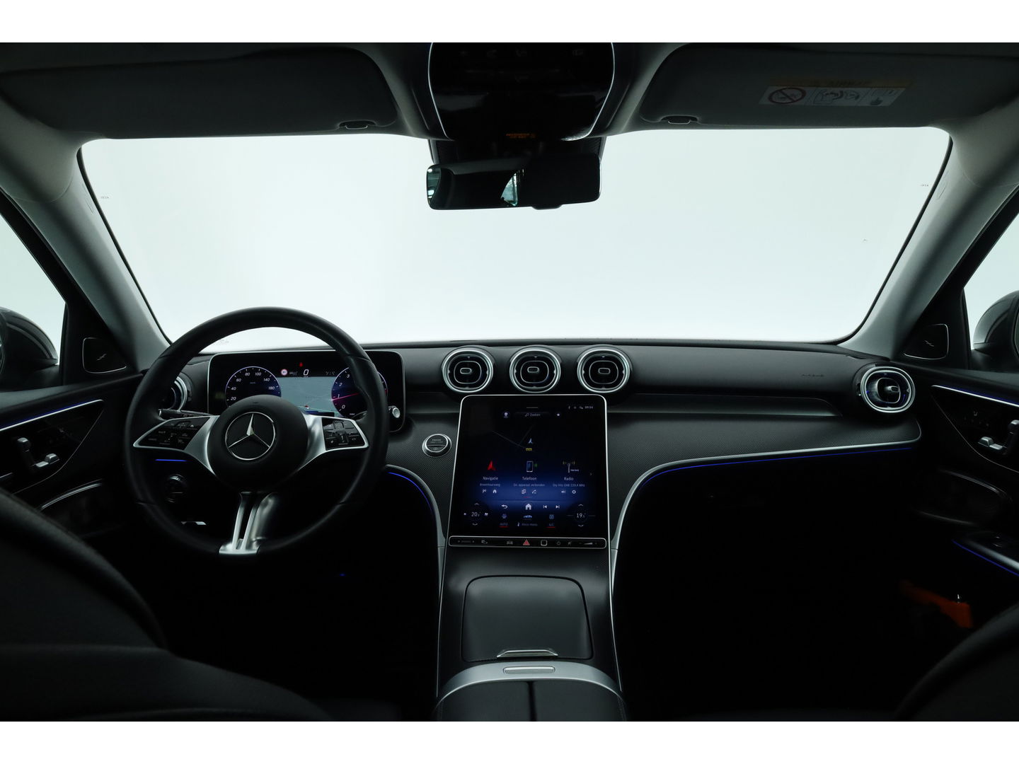 Mercedes-Benz C-Klasse Estate 180 Luxury Line | Pano | Elek. Trekhaak | 360cam | Leder | Memory seats | Burmester | Adapt. Cruise | Carplay