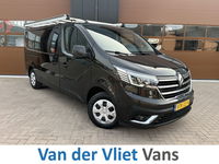 Renault Trafic - 2.0 dCi 150 E6 L2 Work Edition 3 Zits Lease €380 p/m, Airco, Navi Carplay, PDC, Led, Imperiaal, Trekhaak, Cruise controle, Onderhoudshistorie aanwezig