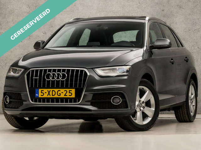 Audi Q3 - 2.0 TFSI quattro S-Line Sport 170Pk Automaat (PANORAMADAK, NAVIGATIE, KEYLESS START, LEDER, ELEK SPORTSTOELEN, STOELVERWARMING, CAMERA, CRUISE, NIEUWSTAAT)