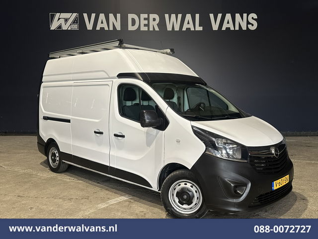 Opel Vivaro - 1.6 CDTI 126pk L2H2 Euro6 Airco | Imperiaal | Camera | Navigatie | Cruisecontrol LED, Parkeersensoren, Trekhaak, Trap, Bijrijdersbank