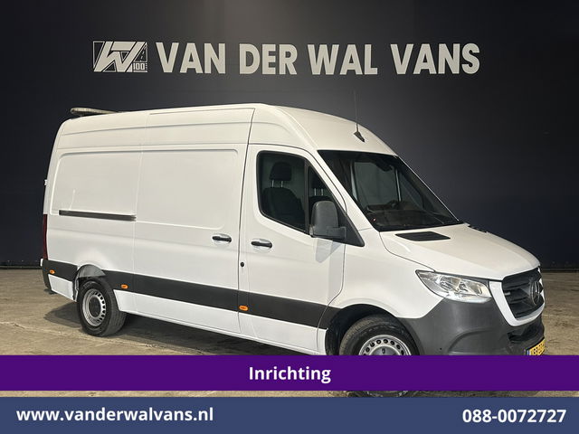 Mercedes-Benz Sprinter - 316 CDI 164pk 3500kg Trekhaak L2H2 Inrichting Euro6 Airco | Omvormer | Camera | Apple Carplay | Cruisecontrol Android Auto, Parkeersensoren
