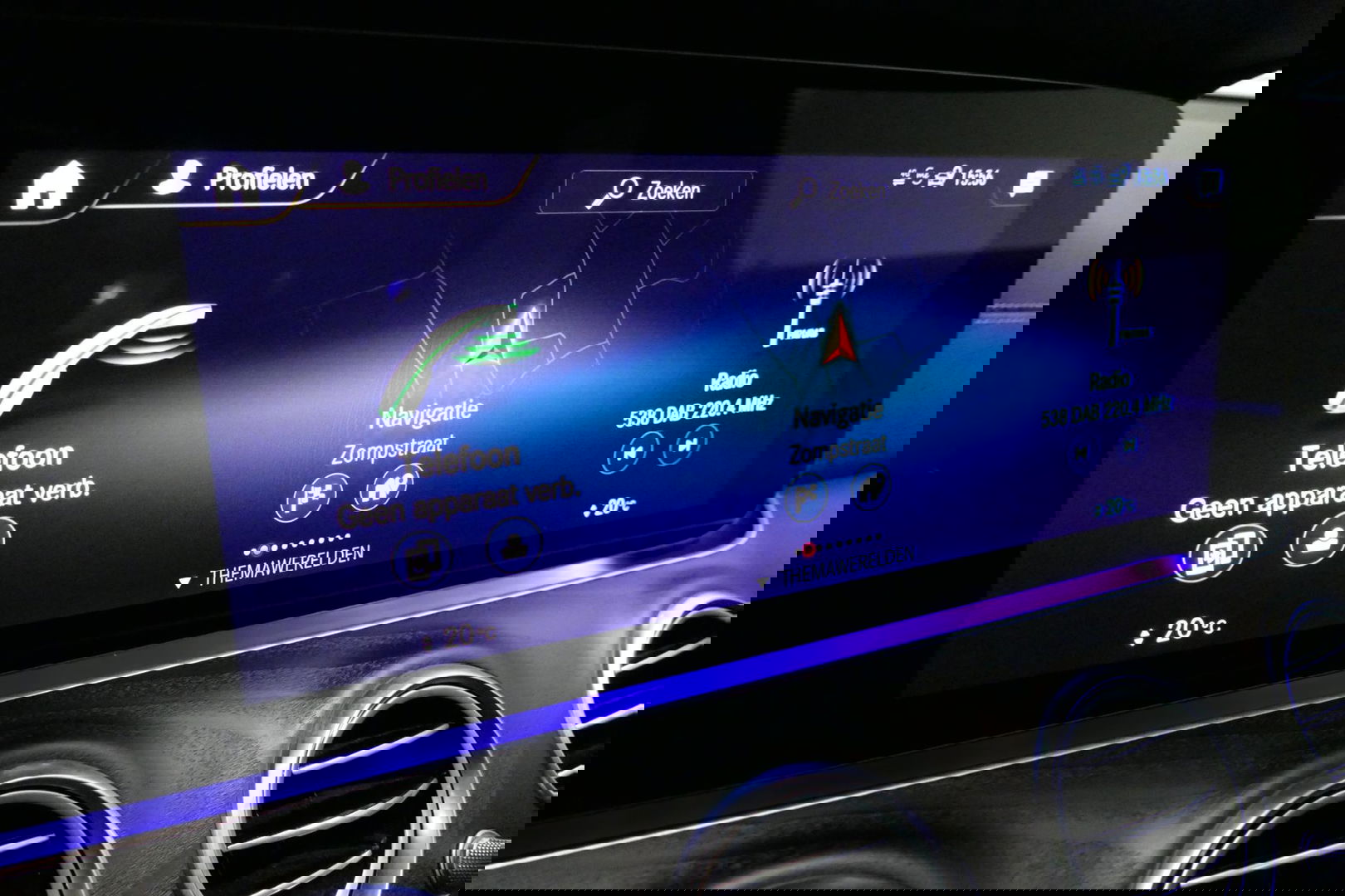 Mercedes-Benz E-Klasse 300 e AMG Line / E63 AMG Diffuser / Panamericana Grill / Panoramadak / Burmester Surround Sound / Rondomzichtcamera / Deels elektr. verstelbare voorstoelen / Ambienteverlichting / Stoelverwarming / Apple Carplay - Android Auto / 20'' LMV / Trekhaak (zwenk