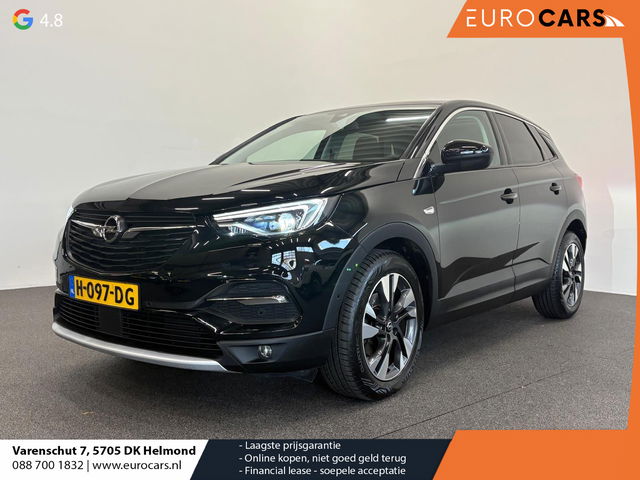 Opel Grandland X - 1.2 Turbo Business Executive Panoramadak Navigatie Apple Carplay/Android Auto Camera Parkeersensoren Cruise Control Full Led Stoel- en stuurverwarming Half leder Lichtmetalen velgen Climate Control Getinte ramen