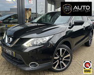 Nissan QASHQAI - 1.2 Luxe | AUTOMAAT | BOMVOL | Leer | Elektrische Stoel | 360 Camera | Dodehoekdetectie | Pano | Keyless | Stoelverwarming | Navi |