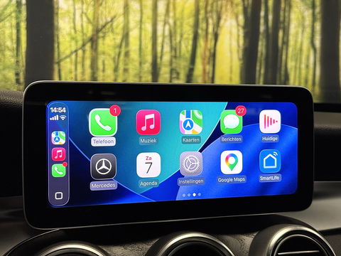 Mercedes-Benz C-Klasse 200 Business Solution AMG Plus Upgrade Edition | Burmester | Panoramadak | Sfeerverlichting | Apple Carplay | Android Auto | Camera | Lane Assist | Dodehoeksensor | LED |