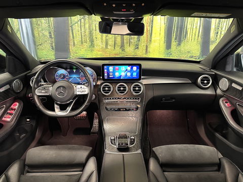 Mercedes-Benz C-Klasse 200 Business Solution AMG Plus Upgrade Edition | Burmester | Panoramadak | Sfeerverlichting | Apple Carplay | Android Auto | Camera | Lane Assist | Dodehoeksensor | LED |