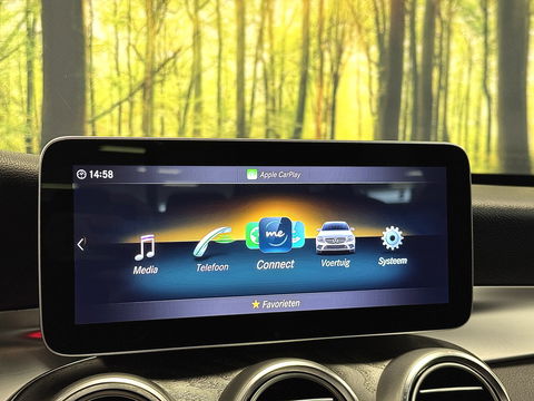 Mercedes-Benz C-Klasse 200 Business Solution AMG Plus Upgrade Edition | Burmester | Panoramadak | Sfeerverlichting | Apple Carplay | Android Auto | Camera | Lane Assist | Dodehoeksensor | LED |