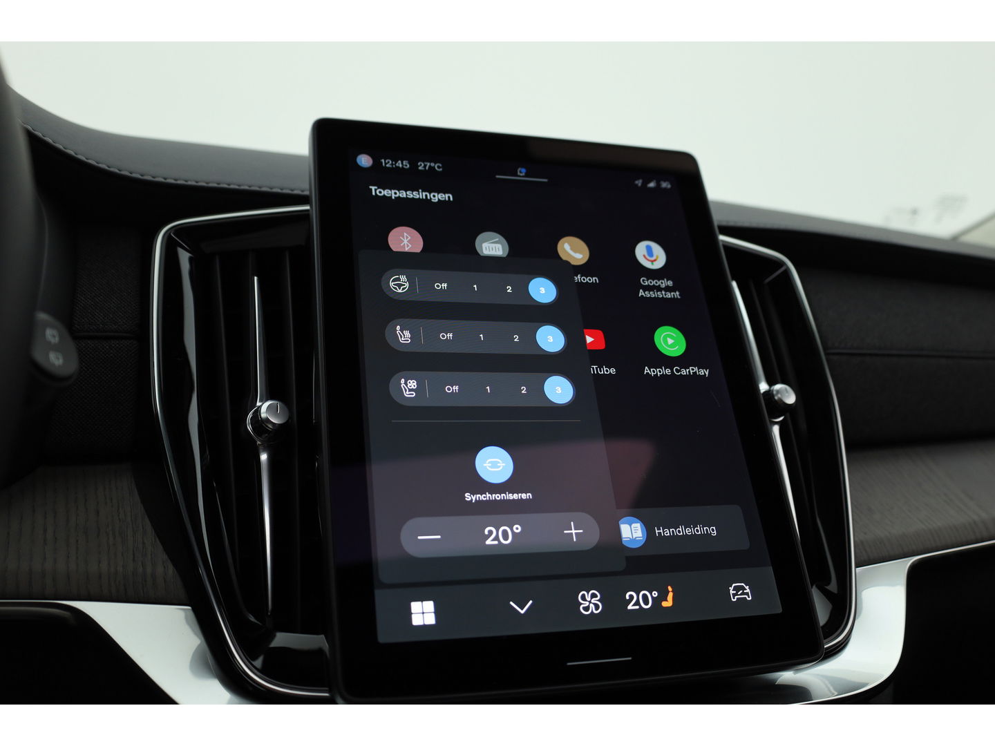 Volvo XC90 2.0 T8 Plug-in hybrid AWD Ultra Dark | Full Option | Luchtvering | B&W  audio | Massage | Pano | HUD | Stoelventilatie | 22'' |