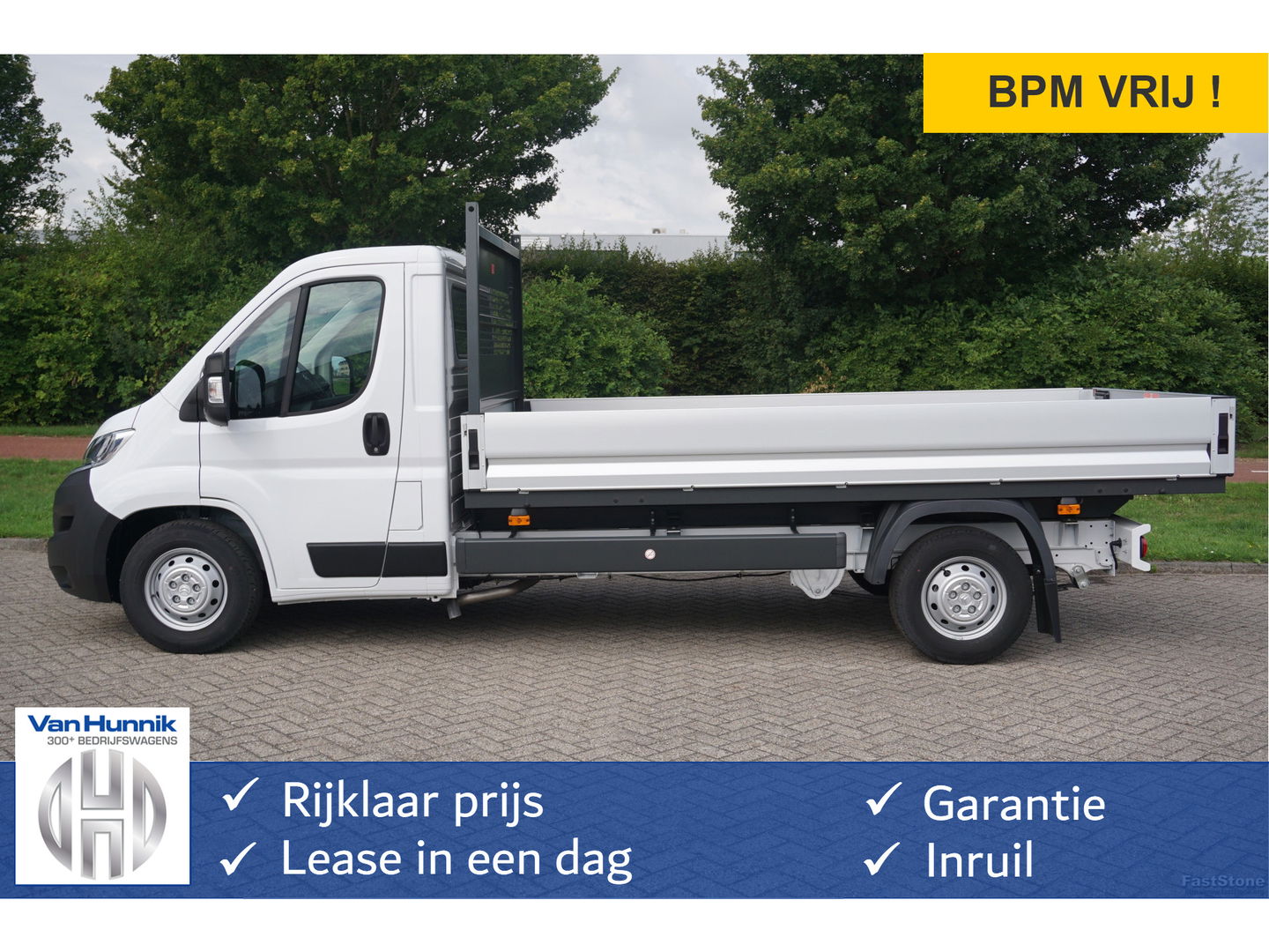 Citroën Jumper 35 2.2 180PK Open laadbak L3 Automaat BPM VRIJ!! Climate, Navi, LED koplampen, Trekhaak!! NR. CM01*