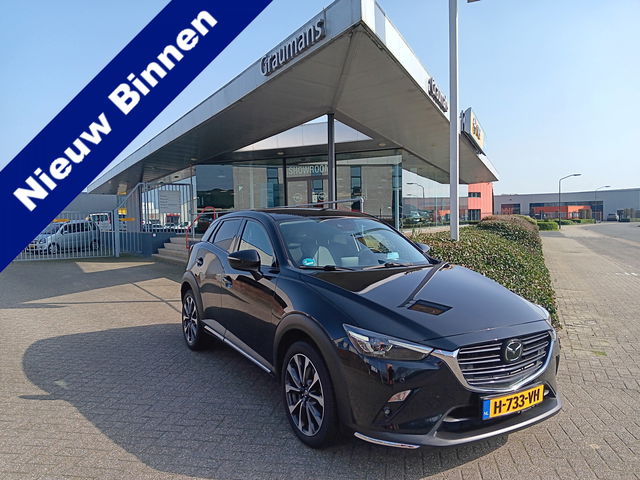 Mazda CX-3 - 2.0 SkyActiv-G 120 GT-M AUTOMAAT, LED, 18" LMV, CAMERA, PDC, HUD, etc. incl. 12 MND BOVAGGARANTIE
