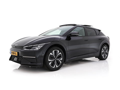 Kia Ev6 GT-Line 77.4 kWh (3-Fase-11kW) {SOH-100%} (INCL-BTW) Aut. *HEATPUMP | PANO | HEAD-UP | LEATHER-ALCANTARA | ADAPTIVE-CRUISE | DIGI-COCKPIT | MERIDIAN-AUDIO | MEMORYPACK | FULL-LED | KEYLESS | TOPVIEW | DAB | BLINDSPOT | NAVI-FULLMAP |