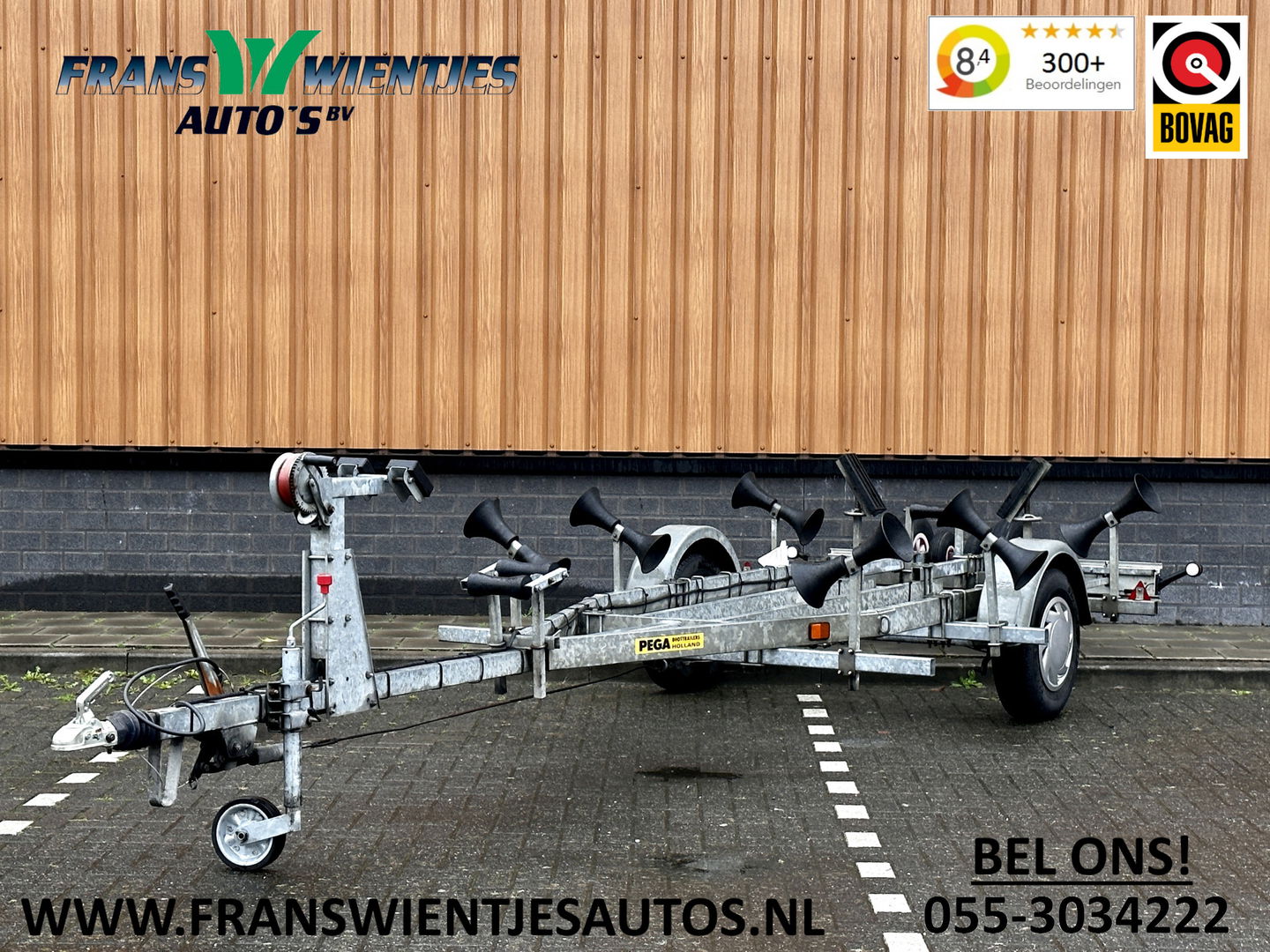 PEGA BOOTTRAILER RH600/525 750 KG