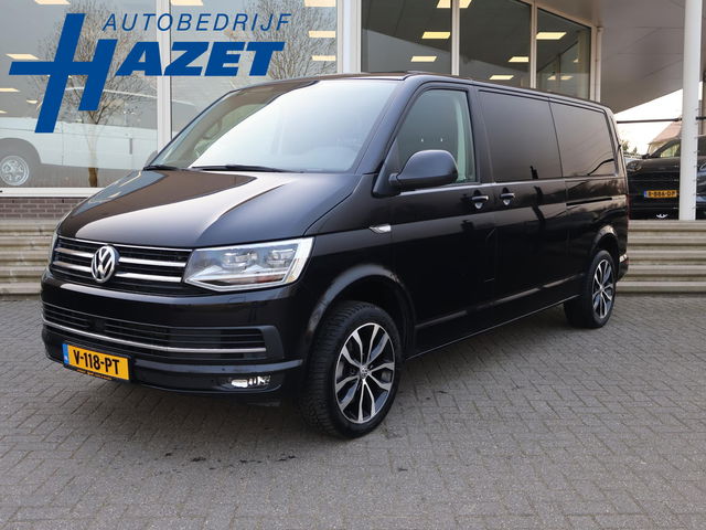 Volkswagen Transporter - 2.0 TDI 204 PK DSG L2H1 DUBBEL CABINE HIGHLINE + 2 SCHUIFDEUREN | LED | 18 INCH | ADAPTIVE CRUISE