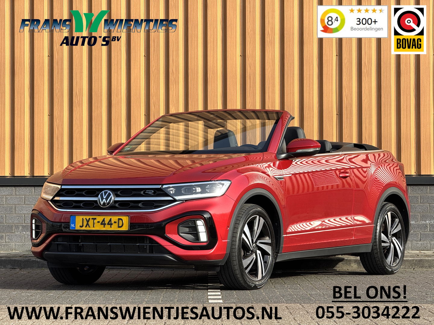 Volkswagen T-Roc Cabrio 1.5 TSI R-Line | Apple Carplay | Android Auto | Stuurverwarming | Stoelverwarming | Camera | Adaptieve Cruise Control | Lane Assist | Dodehoeksensor | DAB |