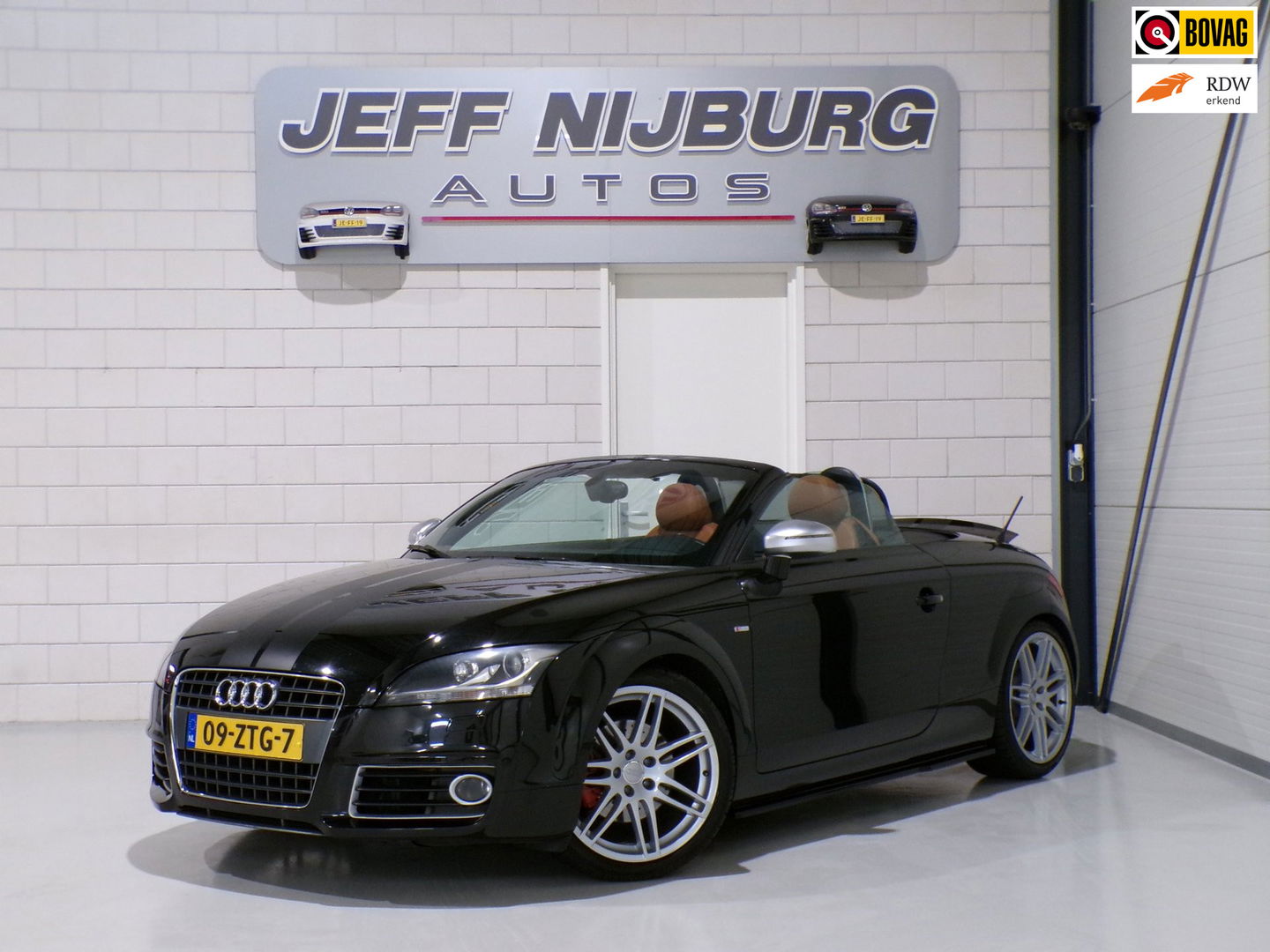Audi TT Roadster 2.0 TFSI S-Line Cognac-Leer Stoelverwarming Garantie 19"Velgen Bluetooth Xenon DAB Parkeersensoren Cruise-control