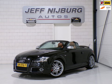 Audi TT Roadster 2.0 TFSI S-Line Cognac-Leer Stoelverwarming Garantie 19"Velgen Bluetooth Xenon DAB Parkeersensoren Cruise-control
