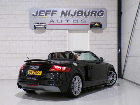 Audi TT Roadster 2.0 TFSI S-Line Cognac-Leer Stoelverwarming Garantie 19"Velgen Bluetooth Xenon DAB Parkeersensoren Cruise-control