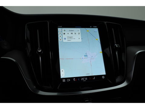 Volvo V60 2.0 T6 Plug-in hybrid AWD Ultra Dark | Pano-dak | Head-up | 360 camera | Leer | Stoel + stuurverw. | Gelamineerd glas |