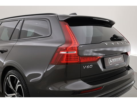 Volvo V60 2.0 T6 Plug-in hybrid AWD Ultra Dark | Pano-dak | Head-up | 360 camera | Leer | Stoel + stuurverw. | Gelamineerd glas |