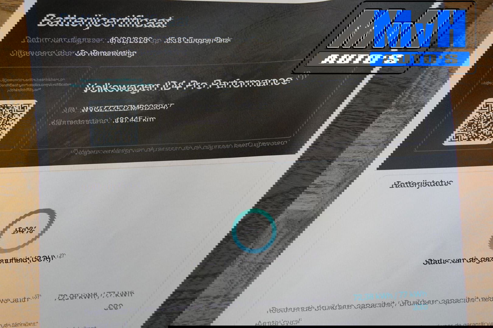 Volkswagen ID.4 Pro 77 kWh 204PK|SOH.94%|STUUR/STOEL.VERW|ACC